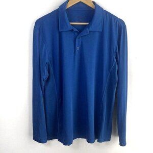 San Soleil Long Sleeve Polo Shirt Performance Fabric UV 50‎ Sun Protect Cooling